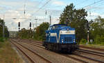 203 154 der Jaeger Umwelt + Verkehr GmbH rollte am 26.09.19 Lz durch Saarmund Richtung Schönefeld.