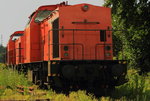 203 148-2 BBL 07 und 203 122-7 BBL 09 abgestellt in Hochstadt/ Marktzeuln am 10.06.2016.