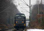 Ein Nachschuss  von der 203 152-4  Felix  kamm als Lokzug aus Aachen-West nach Duisburg und fuhr durch Kohlscheid in Richtung Herzogenrath.