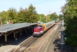 EBS 110 001-5 mit dem DPE 25187 nach Naumburg (S) Hbf, am 15.09.2018 in Sömmerda.