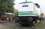 V100 003 der Deutschen reichsbahn, hier in Schneweide zur Fahrzeugausstellung 2006