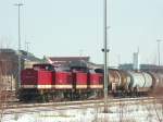 Dieses schne 204er Gespann konnte anfang Mrz 2010 fter mit dem lzug in Hof Hbf gesehen werden.