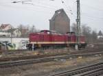 204 347 und 204 354 stand am 02.02.2011 in Stendal.