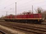 204 347 und 204 354 rangierten am 16.03.2011 in Stendal.