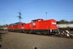 MEG 101 ex 204 358 und MEG 313 ex 232 068 in Bhlen bei Leipzig (Fotografiert vom schon bekannten Bahnbergang)15.10.2011