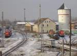 MEG 103 , MEG 105 und MEG 104 am 23.12.2007 im ehemaligen BW Nordhausen.