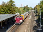 EBS 110 001-5 mit dem DPE 25187 nach Naumburg (S) Hbf, am 15.09.2018 in Sömmerda.