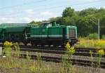 ... und f�r den Arbeitsdienst dabei: 111 001 der ITL (ex 211 160-7). 18.08.2009.