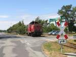 D25 (ex-DB 211 345-4) der Bentheimer Eisenbahn AG w�hrend eine Lokfahrt f�r die Emsl�ndische Eisenbahn GmbH auf die Stichstrecke in D�rpen am 16-7-2010.