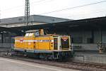 Wiebe Lok Nr.8 (211 015-3) am 22.11.2014 in Karlsruhe Hbf abgestellt.