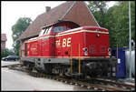 D 21 der Bentheimer Eisenbahn am 3.10.2006 im Bahnhof Bad Bentheim.