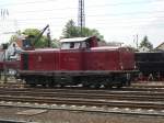 Diesellok V100 1200 in Darmstadt-Kranichstein am 19.05.2012