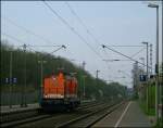 Locon 212 Lz bei der Durchfahrt von Geilenkirchen 7.4.2009