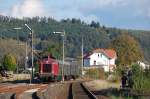 212 309 Ausfahrt aus Sarnau am 18.10.2009