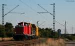 212 347-9 mit einem 703.1 bei Wiesental 24.8.09 Gru an den Tf