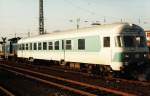 212 270-3 mit Nahverkehrszug 8431 Dren-Bedburg auf Bahnhof Dren am 19-10-1993.