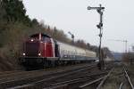 212 007-9 mit einem Sonderzug nach Gerolstein in Weilerswist am 02.04.2010 um 09:53 Uhr