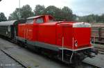 212 079-8 der Museumseisenbahn Hamm am 02.09.2007 in Warstein.