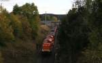 Locon 208 und 207 mit dem DBV 80793 (Titisee-Villingen (Schwarzw) bei Hfingen 9.10.11