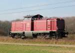 212 052-5 der EfW Lz bei Menden(Rhld) am 08.03.2014