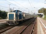 212 039-2 zieht gleich den Pendel Sonderzug Bochum HBF - Bochum Dahlhausen aus Essen Steele Ost nach Dahlhausen.