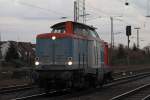 NbE Rail 212 063 am 3.3.14 als Tfzf in Ratingen-Lintorf.