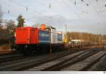 212 261-2 der NBE Rail GmbH stand am Morgen des 8.