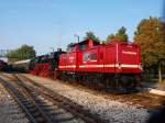 213.339 + 03.1010 Sdz 13910 Budapest Vasttrtenti Park kurz vor der Abfahrt am 19.9.11