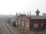 NeSA V100 2335 steht am 01.04.14 in Gera Hbf.