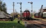 V100 2335 mit dem DLr 20282 (Fützen - Schaffhausen GB) in Fützen 9.4.14