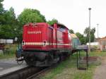 Rennsteigbahn 213 334 am 18.07.2015 in Ilmenau.