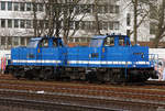 214 018 & 214 014 in Köln West am 08.04.2018