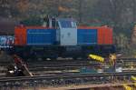 Lok 214 006-9 der Nordbayerische Eisenbahn im Ehemaligen Rheydter Rangierbahnhof.