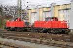 214 015 & 018 am 17.04.12 im Nrnberger Hbf