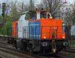 NBE 214 001-1 als Tfzf in Beuel am 12.4.2012 