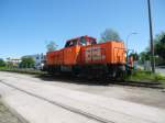 Am 03.05.2014 fuhr die BBL 18 (214 027) in das RAW Stendal.