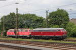 215 001-9 und 215 049-8 bei der Lokparade in Koblenz Lützel 16.6.18