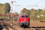 Lappwaldbahn Cargo 215 086-0 in Düsseldorf-Rath 21.9.2019