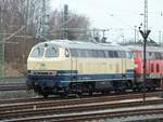 215 004 (225 004) der Ascherslebener Verkehrsgesellschaft (AVG) am 04.01.20 in Chemnitz.