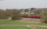 215 086-0 mit dem EK 54294 (Au (Sieg)-Selters) bei Wienau 31.3.14