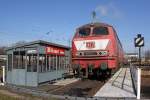 Die 216 067-9 im DB Museum Koblenz-Ltzel am 05,04,10