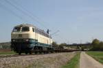 216 224-6 Renningen 18.04.2011, Instandsetzung der Rankbachbahn im   Abschnitt Renningen - Magstadt.