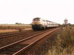 216 175-0 mit RE 3666 Erfurt-Northeim bei Osterhagen am 13-10-1997.