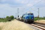 216 111-5 (NIAG 8) mit dem Sodazug nach Dsseldorf-Reisholz in Neuss-Allerheiligen am 09.07.12