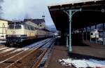 216 071-7 im Februar 1985 im Bahnhof Seesen.