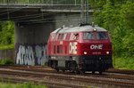 OHE 200085 rangiert in Neckarelz. 27.5.2016