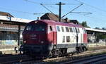 Weser Ems Eisenbahn GmbH, Lohne mit ihrer  216 158-6  (NVR:  92 80 1216 158-6 D-WEE ) am 04.09.23 Höhe Bahnhof Luckenwalde. Viele Grüße an den TF. !!!!