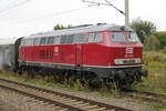 T4R 216 224-6 (92 80 1216 224-6 D-BDMW) als Schlusslok am DPE 68873 von Leipzig-Plagwitz nach Meiningen, am 02.09.2023 in Neudietendorf.
