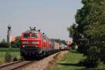 217 015 und 217 012 mit dem IKL 50536 bei Heiligenstatt (20.06.2007)