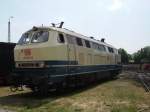 BR 217 014 des DB Museum Koblenz am 04.06.11 in Darmstadt 